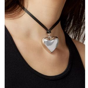 NWT Valentina Corded Heart Necklace - sold out!